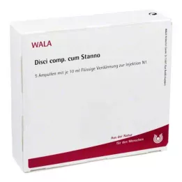Diskkomp.cum Stanno ampuller, 5X10 ml