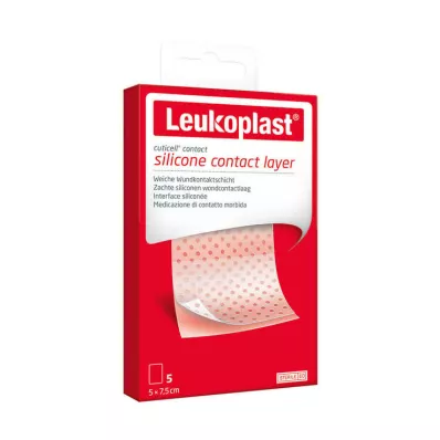 CUTICELL Kontakt 5x7,5 cm bandasje, 5 stk