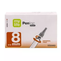 MYLIFE Penfine Classic-kanyler 8 mm, 100 stk