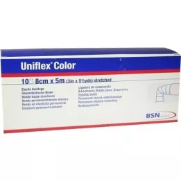UNIFLEX Universalbandasjer 8 cmx5 m blå, 10 stk
