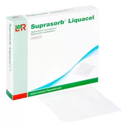 SUPRASORB Liquacel hydroakt.faserverb.15x15 cm, 4 stk