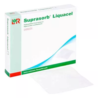 SUPRASORB Liquacel hydroakt.faserverb.15x15 cm, 4 stk