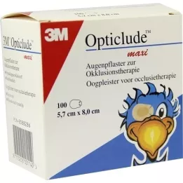 OPTICLUDE 3M maxi 5,7x8 cm 1539/100, 100 stk