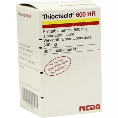 THIOCTACID 600 HR Filmdrasjerte tabletter, 30 stk