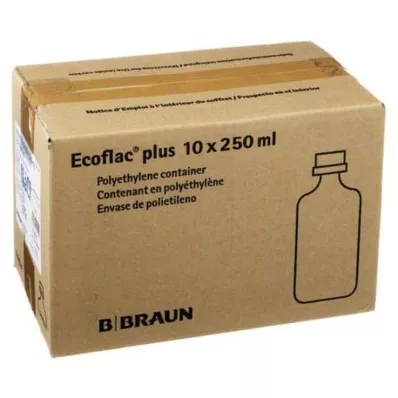 Saltoppløsning 0,9 % Ecoflac Plus, 10X250 ml