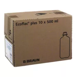 ISOTONE Saltvannsløsning 0,9 % Braun Ecoflac Plus, 10X500 ml
