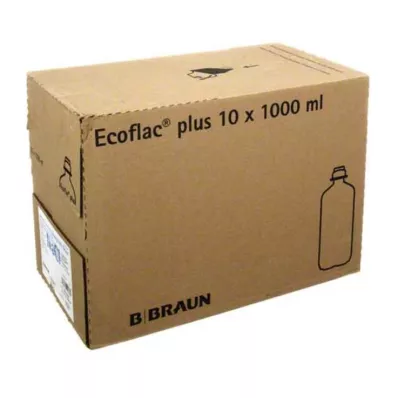 Saltoppløsning 0,9 % Ecoflac Plus, 10X1000 ml