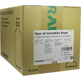 AQUA AD injectabilia Ecoflac Plus infusjonsvæske, oppløsning, 10X250 ml