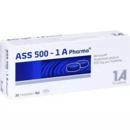 ASS 500-1A Pharma tabletter, 30 stk