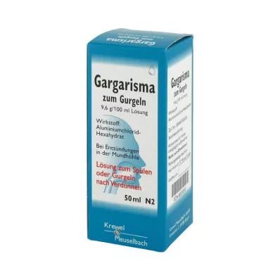 GARGARISMA til gurgling Liquidum, 50 ml GARGARISMA til gurgling Liquidum, 50 ml