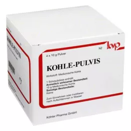 KOHLE pulver av pulvis, 4X10 g