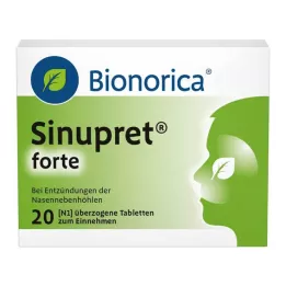 SINUPRET forte belagte tabletter, 20 stk