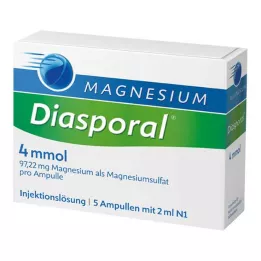MAGNESIUM DIASPORAL Ampuller med 4 mmol, 5X2 ml