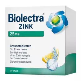 BIOLECTRA Brusetabletter med sink, 20 stk