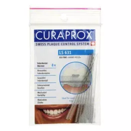 Curaprox LS 631 interdentalbørste eks./ ekstra fin, 8 stk