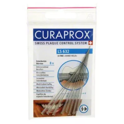 Curaprox LS 632 interdentalbørste ekstra fin, 8 stk Curaprox LS 632 interdentalbørste ekstra fin, 8 stk