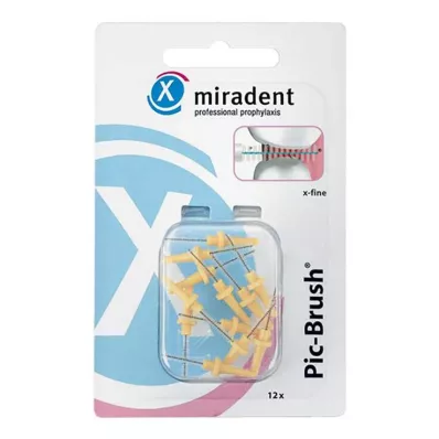 PIC BRUSH Interdental b.erstatning b.1,8 mm gul, 12 stk PIC BRUSH Interdental b.erstatning b.1,8 mm gul, 12 stk