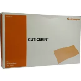 CUTICERIN 20x40 cm gasbind med salvebelegg, 25 stk