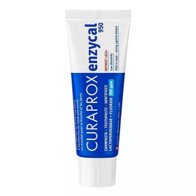 CURAPROX enzycal 950 fluor ekstra mild tannkrem, 75 ml CURAPROX enzycal 950 fluor ekstra mild tannkrem, 75 ml