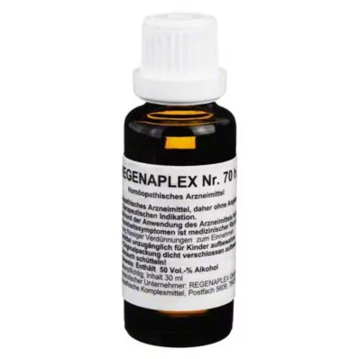 REGENAPLEX Nr. 70 h dråper, 30 ml REGENAPLEX Nr. 70 h dråper, 30 ml