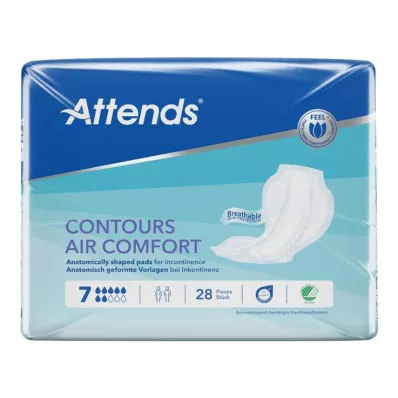 Attends Contours Air Comfort 7 Ny, 28 stk Attends Contours Air Comfort 7 Ny, 28 stk
