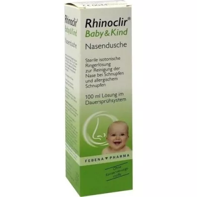 RHINOCLIR Baby &amp; Barn nesedusjeløsning, 100 ml