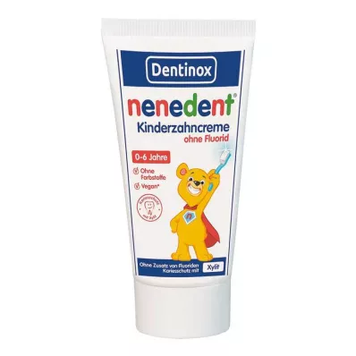 Nenedent barnetannkrem uten fluor, 50 ml Nenedent barnetannkrem uten fluor, 50 ml