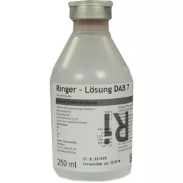 RINGER LÖSUNG DAB 7 Plast, 250 ml