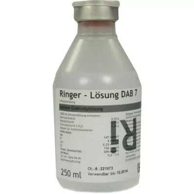 Ringerløsning DAB 7 plast, 250 ml Ringerløsning DAB 7 plast, 250 ml