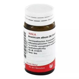 ARSENICUM ALBUM D 6 globuler, 20 g