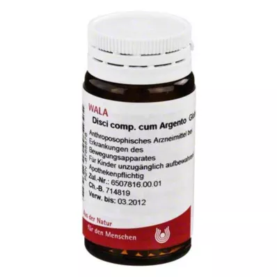 DISCI comp.cum Argento globuli, 20 g DISCI comp.cum Argento globuli, 20 g