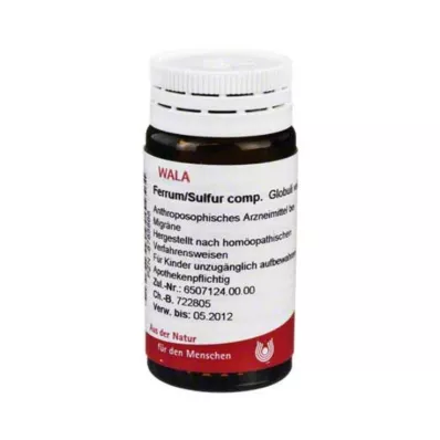 FERRUM SULFUR komp.globuler, 20 g