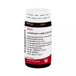 LEVISTICUM E radice D 3 globuler, 20 g