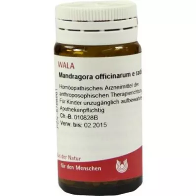 MANDRAGORA OFFICINARIUM e radice D 6 kuler, 20 g