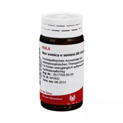 Nux vomica e semine D 6 kuler, 20 g Nux vomica e semine D 6 kuler, 20 g