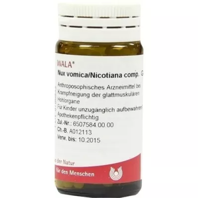 NUX VOMICA/NICOTIANA komp.globuler, 20 g