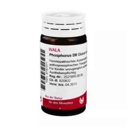 PHOSPHORUS D 8 globuler, 20 g