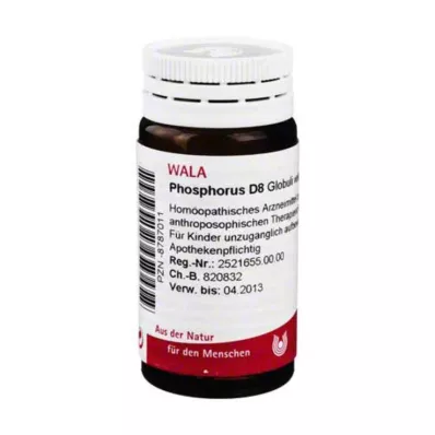 PHOSPHORUS D 8 globuler, 20 g