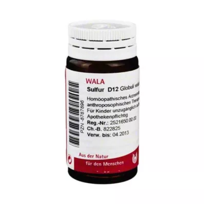 SULFUR D 12 globuler, 20 g