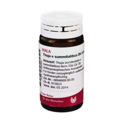 THUJA E SUMMITATIBUS D 6 kuler, 20 g