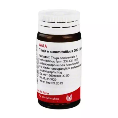 THUJA E SUMMITATIBUS D 12 kuler, 20 g