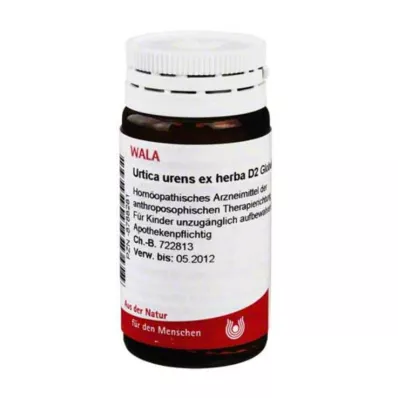 URTICA URENS EX Herba D 2 globuler, 20 g