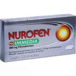 NUROFEN Immedia 400 mg filmdrasjerte tabletter, 24 stk