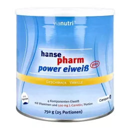 HANSEPHARM Power Protein plus vaniljepulver, 750 g