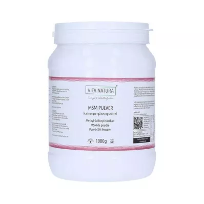 MSM PULVER Metylsulfonylmetan pulver, 1000 g