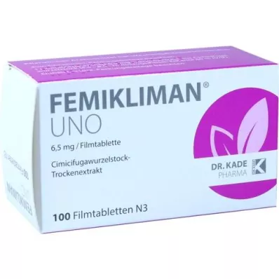 FEMIKLIMAN uno filmdrasjerte tabletter, 100 stk