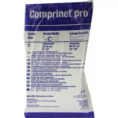 COMPRINET pro strømpetopp lang str. 2 hvit, 2 stk