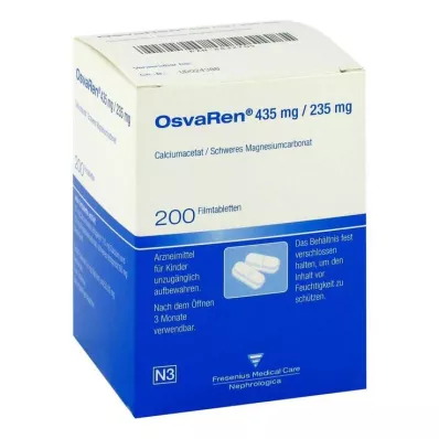 Osvaren filmdrasjerte tabletter, 200 stk Osvaren filmdrasjerte tabletter, 200 stk