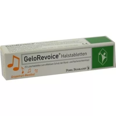 GELOREVOICE Halspastiller Grapefrukt-Menthol Lut, 20 stk