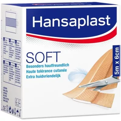 HANSAPLAST Myk gips 6 cmx5 m rull, 1 stk